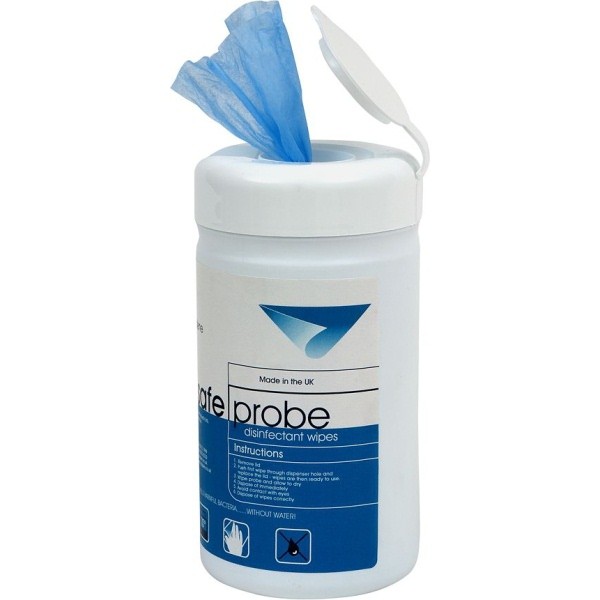 Probe Wipes Tub Of 200 13 x 13cm - Nevilles Disposables