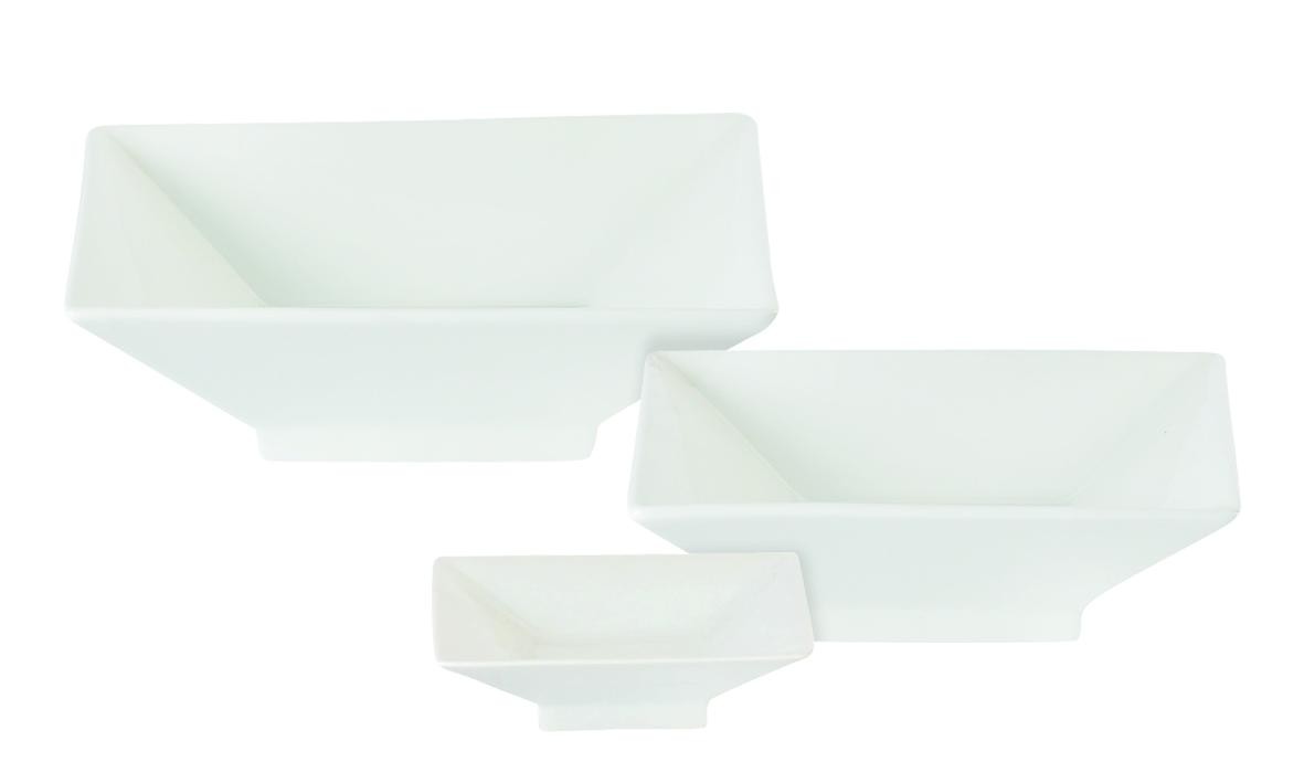 Xtras Footed Trumpet Square Bowl - DPS Xtras Range