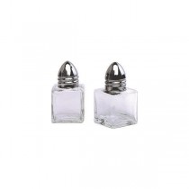 Individual Glass Pepper Pot 20 x 20 x 55mm