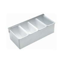 4 Compartment Stainless Steel Dispenser