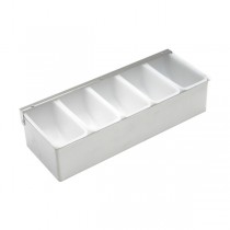 5 Compartment Stainless Steel Dispenser