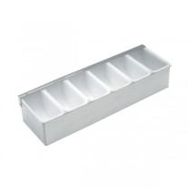 6 Compartment Stainless Steel Dispenser