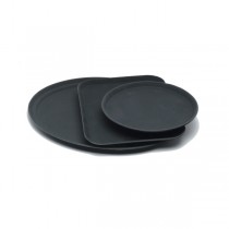 Tray Gengrip Fibreglass Round 11" Black