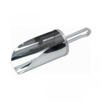 Stainless Steel Flour Scoop 4" Scoop Length, 0.1 Ltr. Cap