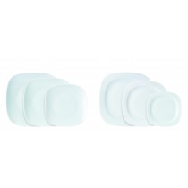 Mimoza Square Coupe Shape Plate