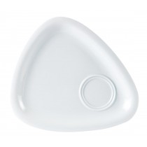Porcelite Triangular Gourmet Plate