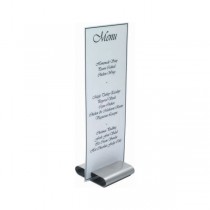 Menu Stand Stainless Steel 3" x 3"