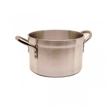 Genware Heavy Duty Aluminium Stewpan & Lid 36cm 24.5 Litre
