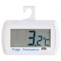 Digitalﾠfridge thermometers with safety zone indicator