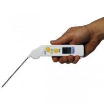 Combo infrared & foldaway probe thermometer