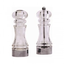 Acrylic Pepper Mill & Salt Shaker Set