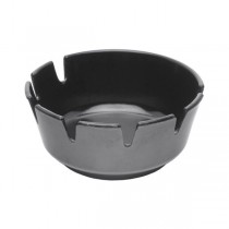 Melamine Deep Ashtray Black 100mm Dia.