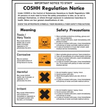 COSHH reg notice: Semi-Rigid Notice