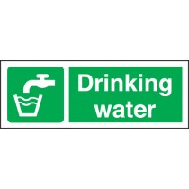 Drinking water: Self Adhesive Vinyl Notice