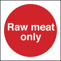 Raw meat only: Self Adhesive Vinyl Notice