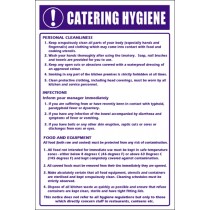 Catering Hygiene: Self Adhesive Vinyl Notice
