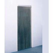 Z324 Silver Chain Door - 39" x 78" 