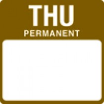 Freezer Labels - Thursday: 500 per roll