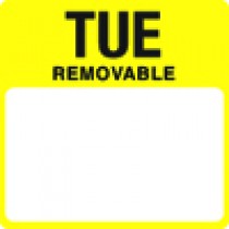 Removable Tuesday 25mm square. 1000 per roll. 