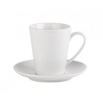 Conical Mug and Saucer