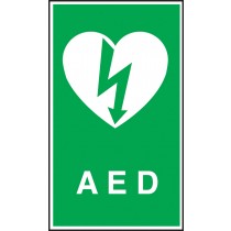 A.E.D: Self Adhesive Vinyl Notice