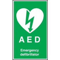 A.E.D emergency defibrillator: Semi-Rigid Notice