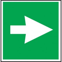 First aid arrow: Self Adhesive Vinyl Notice