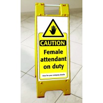 Female Attendent on duty