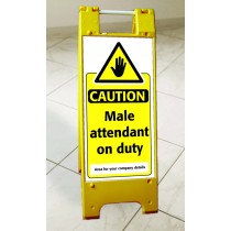 Male attendent on duty