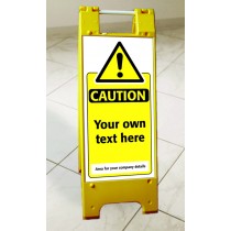 Your own text floor stand