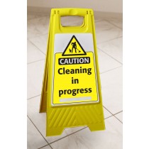 Cleaning in progress
