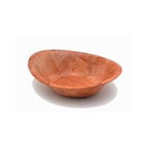 Oval Woven Wood Bowls 9" x 7" Singles