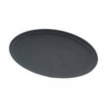 Gen-Grip 27" Oval Non-Slip Tray Black