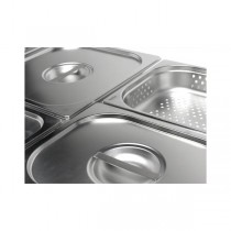 Stainless Steel Gastronorm Pan Lid 1/3