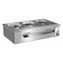 Inomak Gastronorm Bain Marie with wet well - Open Type Counter Top Mode