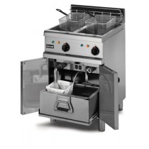 OE7113/F Twin Tank Opus 700 Free Standing Fryer (With Filtration) | 2 x 12kW - 2 x 16Ltr