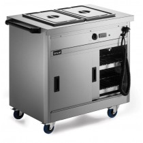 P6B2 Panther 670 Series Hot Cupboard With Bain Marie Tops| 2.6Kw - 2 x 1/1GN
