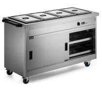 P6B4 Panther 670 Series Hot Cupboard With Bain Marie Tops | 4.9Kw - 4 x 1/1GN