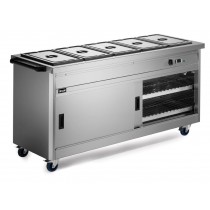 P6B5 Panther 670 Series Hot Cupboard With Bain Marie Tops | 5.2Kw - 5 x 1/1GN