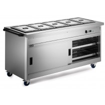 P8B5 Panther 800 Series Hot Cupboard With Bain Marie Tops | 5.2Kw - 5 x 1/1GN