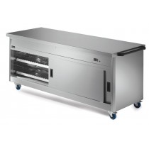 P8P6 Panther 800 Series Plain Top Hot Cupboard | 2.5Kw - 2100mm Wide