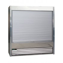 Frost-Tech Tiered Display - Stainless Steel with Shutter