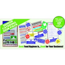 Senior Catering Sign Pack. (17 notices)