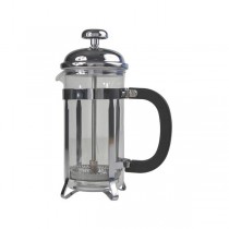 Chrome 8 Cup Cafetiere: Pyrex 32 Oz. 1000ml.