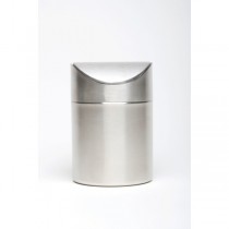 Stainless Steel Table Bin 16.5cm High x 11.5cm Dia.