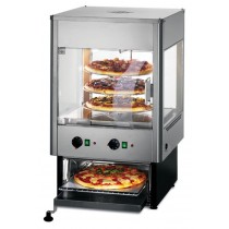 Upright Heated Merchandiser with Oven