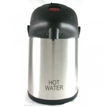 Hot Water Inscribed Stainless Steel Vac.Pump Pot 2.5Ltr