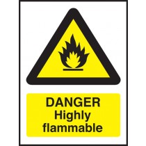 Danger highly flammable: Semi-Rigid Notice