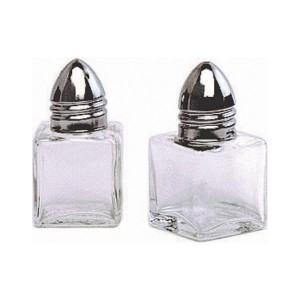 Individual Glass Salt Pot 20 x 20 x 55mm