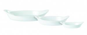 Oven To Tableware Oval Eared Dish
